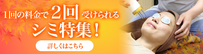 シミ特集バナー